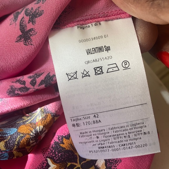 Red Valentino silk blouse